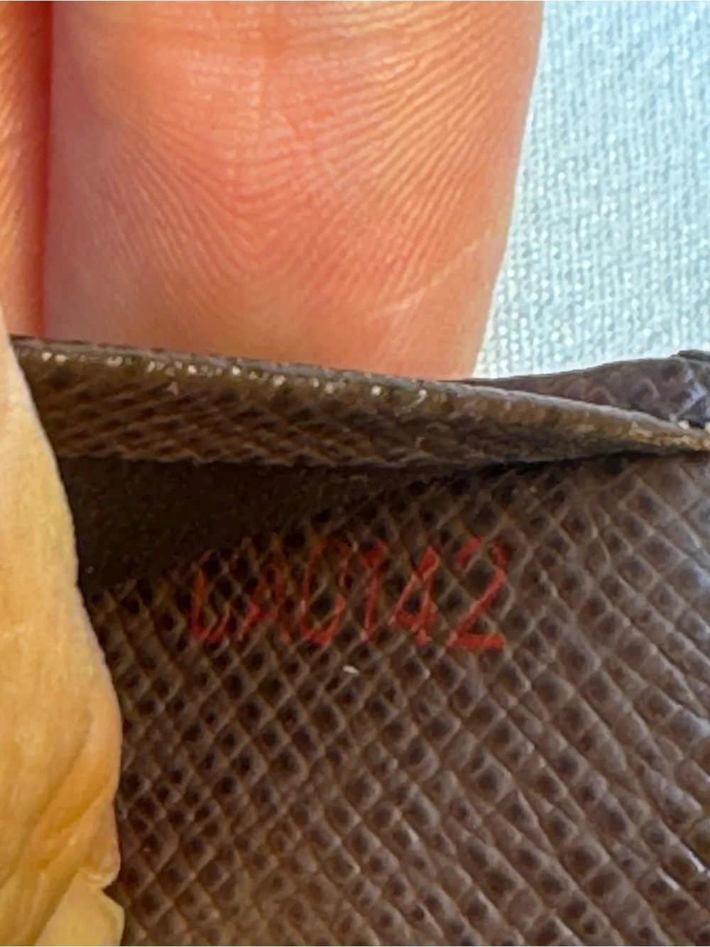 Louis Vuitton Damier Ebene Card Holder Wallet